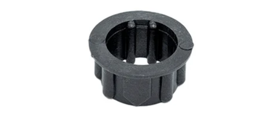 Buje adaptador plastico p/tubo 32 a 41mm ARMAR negro x par