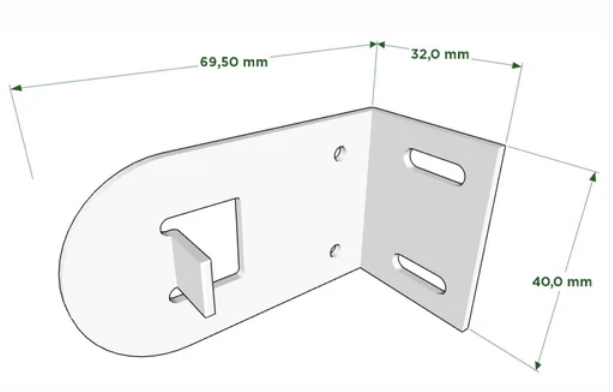 Kit mecanismo roller 28/32mm PLUS (hasta 8kg- 7m2) c/cadena ARMAR gris x unid