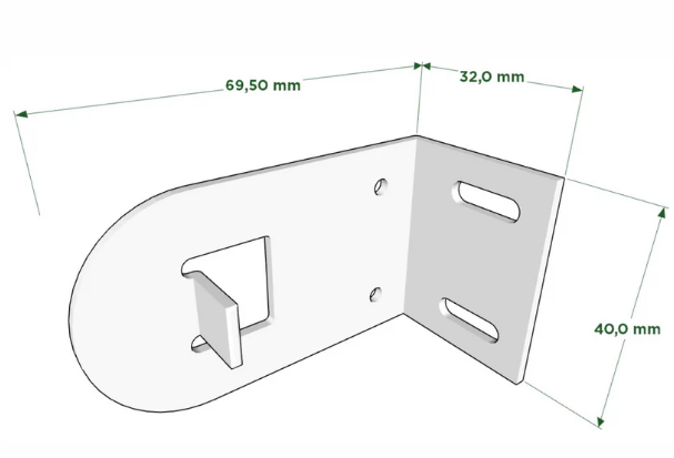 Kit mecanismo roller 28/32mm PREMIUM (hasta 6kg- 7m2) c/cadena ARMAR blanco x unid