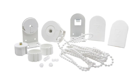 Kit mecanismo roller 28/32mm PREMIUM (hasta 6kg- 7m2) c/cadena ARMAR blanco x unid