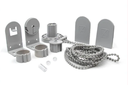 Kit mecanismo roller 28/32mm PREMIUM (hasta 6kg- 7m2) c/cadena ARMAR gris x unid