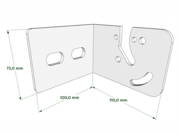 Maquina p/toldo con escuadras ARMAR blanca x unid
