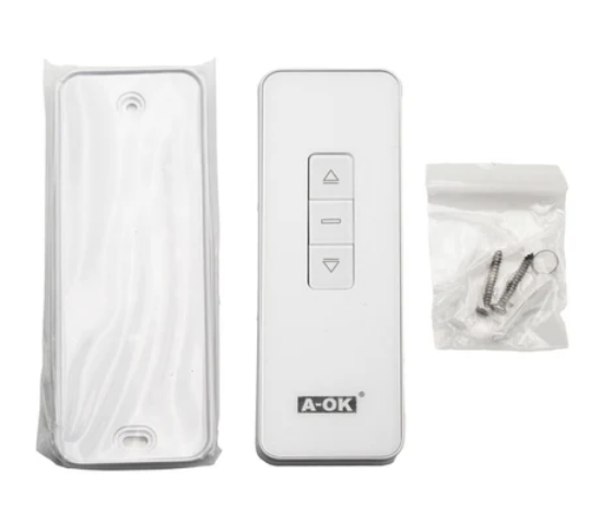 Motor acc control remoto 1 canal A-OK blanco x unid