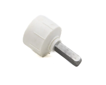 Puntera 2 1/2&quot; c/ins cuadrado p/tubo redondo x unid