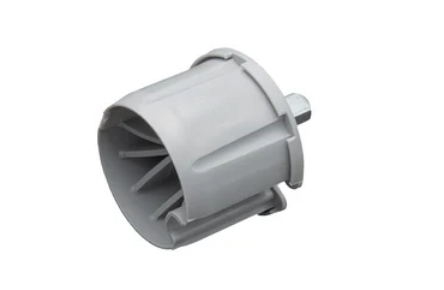 Puntera 80mm c/ins redondo p/tubo nervado x unid