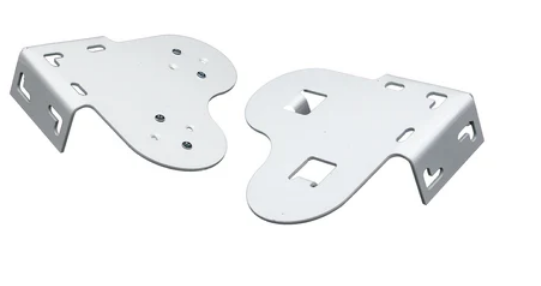 Soporte roller doble p/mec. 32 plus ARMAR (met. s/tapa) blanco x par