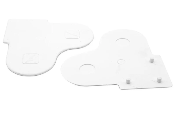 Tapa p/soporte roller doble p/mec. 32-41plus ARMAR blanco x par