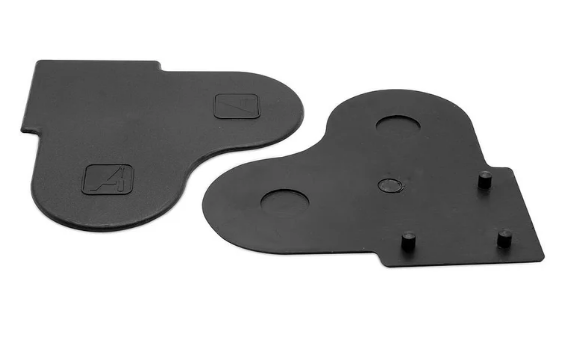 Tapa p/soporte roller doble p/mec. 32-41plus ARMAR negro x par