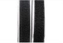 Abrojo 20mm en tira autoadhesivo negro x 10mt
