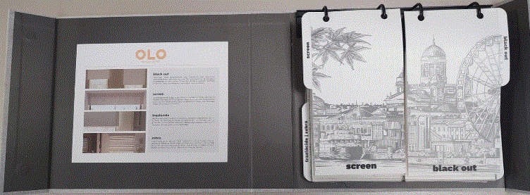 Muestrario de telas Olo