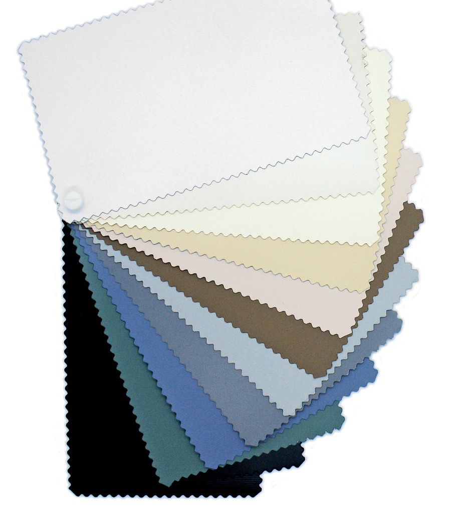 Muestrario de telas blackout