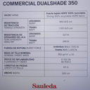Tejido media sombra premium Commercial dualshade 350 SAULEDA - ancho 3mts x mts lineal