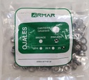 Ojal 25 zincado ARMAR X 144u