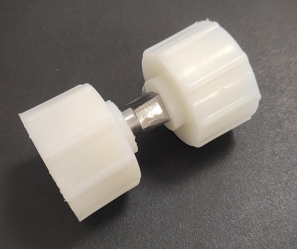 Puntera 2&quot; doble intermedia p/tubo redondo x unid