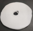 Abrojo 10mm bifaz en tira blanco x 10mt