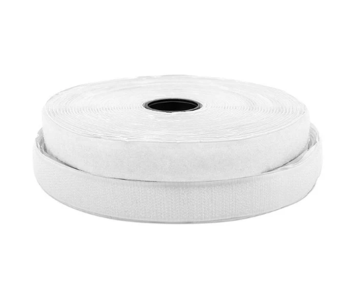 Abrojo 20mm en tira autoadhesivo blanco x 10mt