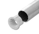 Buje adaptador plastico p/tubo 41 a 50mm ARMAR blanco x par