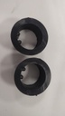 Buje adaptador plastico p/tubo 32 a 41mm ARMAR negro x par