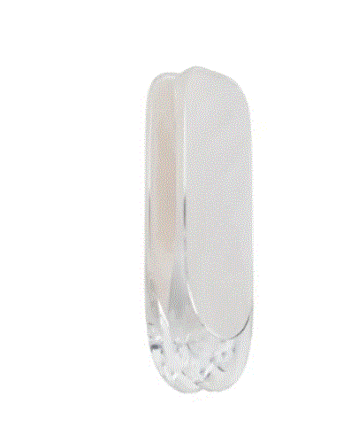 Contrapeso p/cadena plastico 30gr ARMAR blanco/transparente x unid