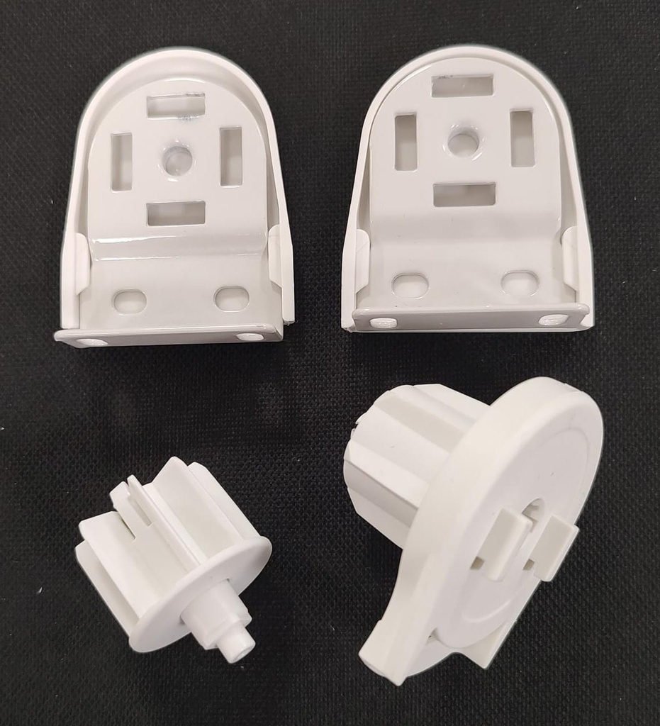 Kit mecanismo roller 35mm SL p/tubo 32mm GENERICO blanco x unid