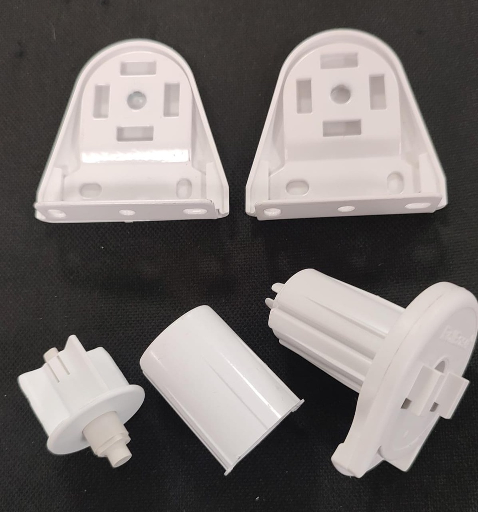 Kit mecanismo roller 38mm SL-15 p/tubo 32mm ROLLEASE blanco x unid