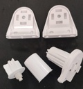 Kit mecanismo roller 38mm SL-15 p/tubo 32mm ROLLEASE blanco x unid