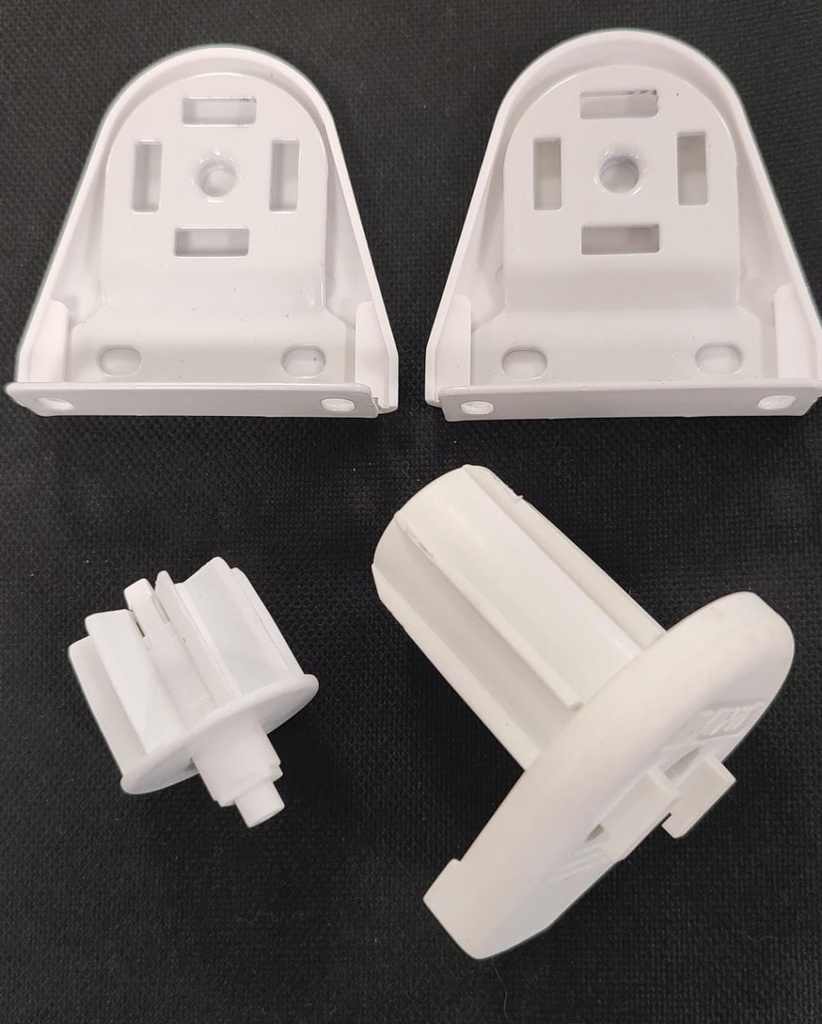 Kit mecanismo roller 38mm VTX-10 p/tubo 32mm VERTILUX blanco x unid