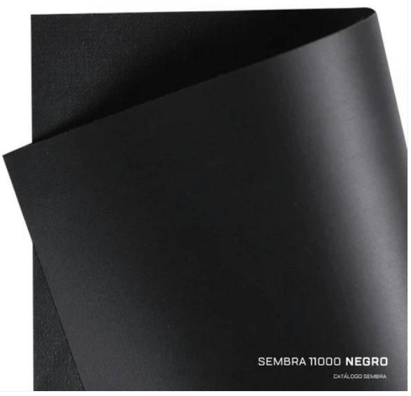Lona PVC flexible SEMBRA 7000 negro - ancho 2.20mts x mts lineal