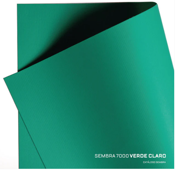 Lona PVC flexible SEMBRA 7000 verde claro - ancho 2.20mts x mts lineal