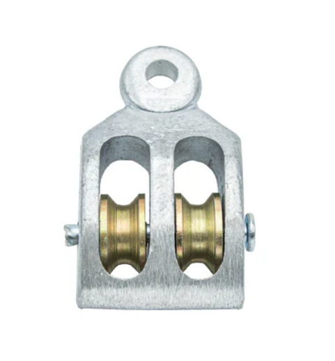 Roldana doble nº3 metalica 25mm ARMAR x unid