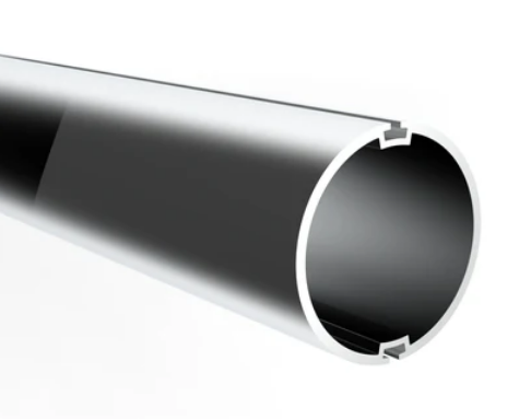 Tubo aluminio 41.4x2mm nervado p/mec ARMAR 41plus x mt