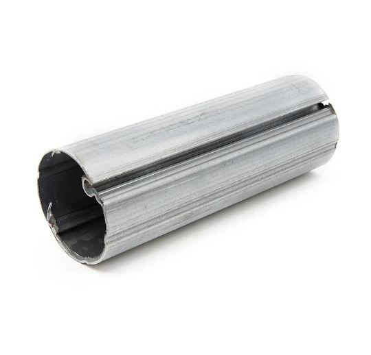 Tubo galvanizado 78.5 x 1.5mm nervado p/calota 80mm x mt