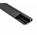 Zocalo roller aluminio doble CP1 ARMAR negro x mts