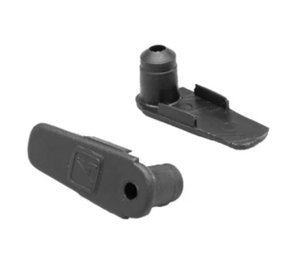 Zocalo roller tapa lateral plastica p/CP1 ARMAR negro x par