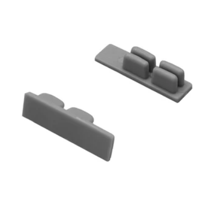 Zocalo roller tapa lateral plastica p/CP3 ARMAR gris x par