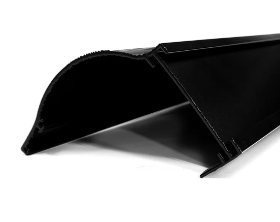 Cassette roller aluminio ARMAR negro x mts