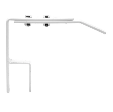 Soporte p/techo cubre toldo barracuadra metalico ARMAR blanco x par
