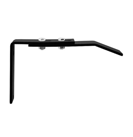 Soporte p/techo cubre toldo P/punto recto c/tension metalico ARMAR negro x par