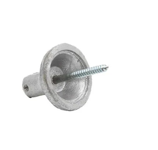 Roseta c/tirafondo metalica ARMAR  x unid