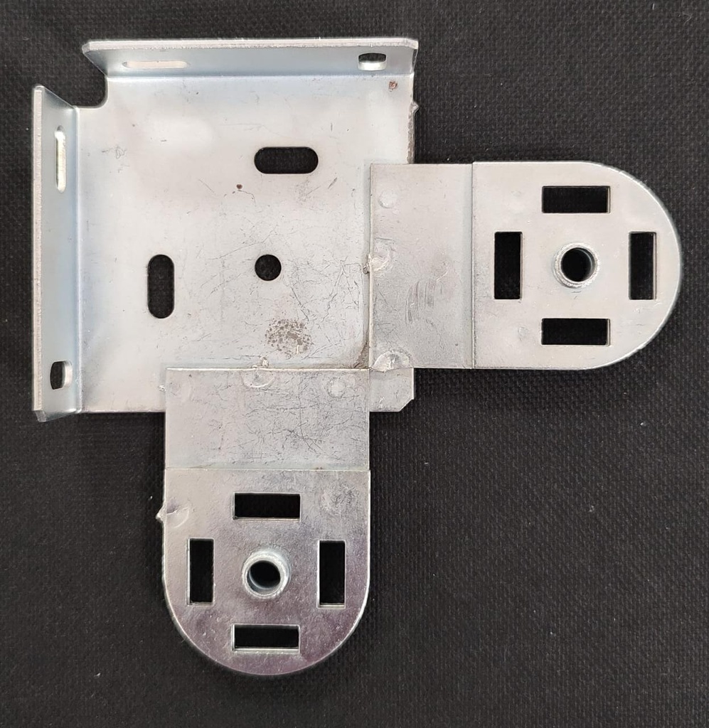 Soporte roller doble SL90mm intermedio BASILE metalico x  unid