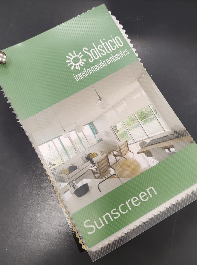 Muestrario de telas Screen