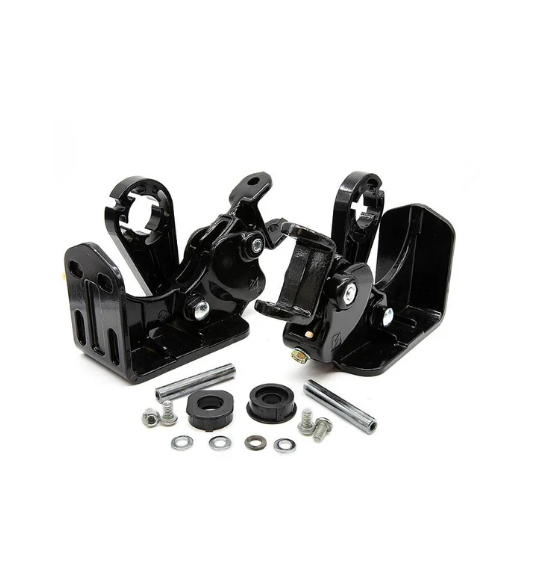 Brazo invisible soporte punta/punta importado negro x par