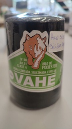 [4192] Hilo 51/50 PES fibra siliconada VAHE negro x 5000m