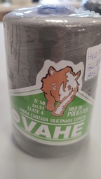 [4194] Hilo 51/50 PES fibra siliconada VAHE gris oscuro(119) x 5000m