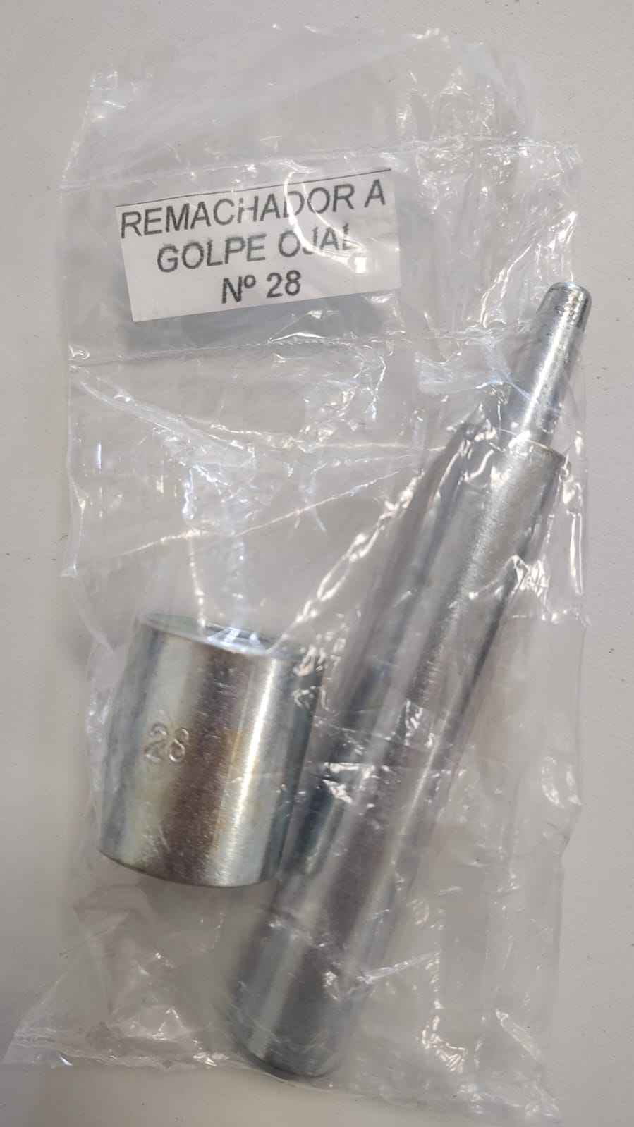 [4201] Remachador 28 dos piezas metalico x unid.