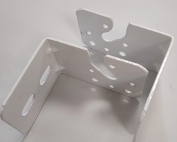 [SOP4218] Soporte escuadra metalico p/maquina toldo blanco x par