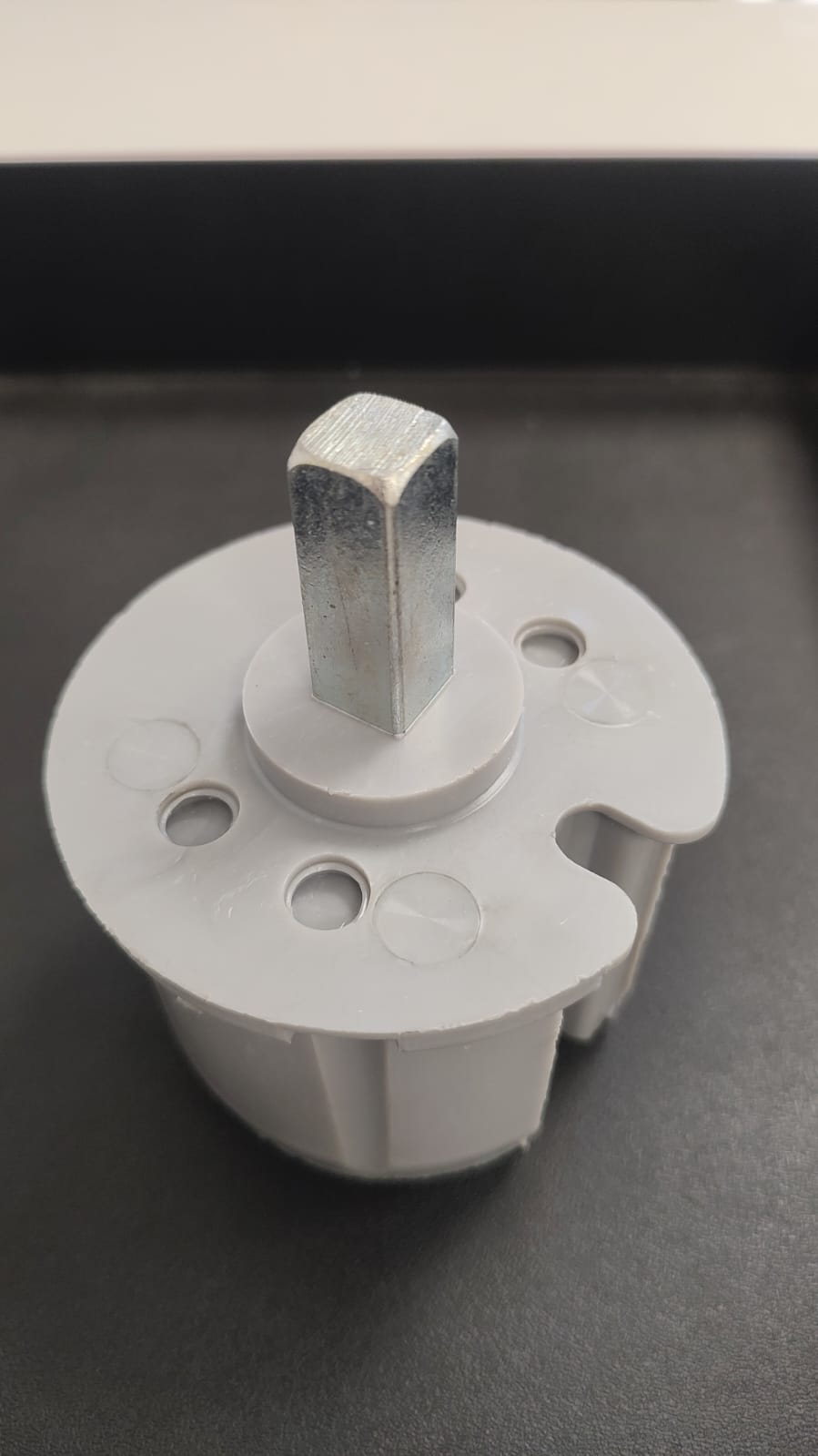 [SOP4224] Puntera 80mm c/ins cuadrado p/tubo nervado x unid