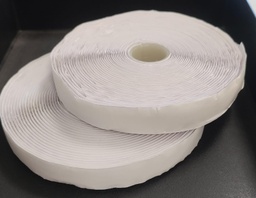 [4242] Abrojo 20mm en tira autoadhesivo blanco x 10mt