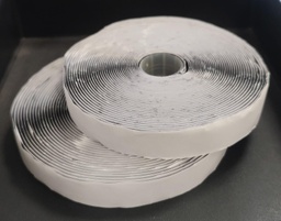 [4243] Abrojo 20mm en tira autoadhesivo negro x 10mt