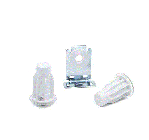 [4278] Soporte intermedio 41mm fijo ARMAR blanco x unid